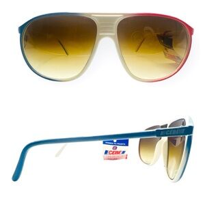 CEBE France Vintage Aviator Style Sunglasses circa 1980’s, Unisex, NWT